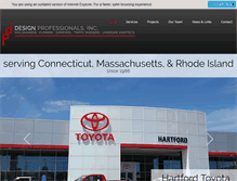 Tablet Screenshot of designprofessionalsinc.com